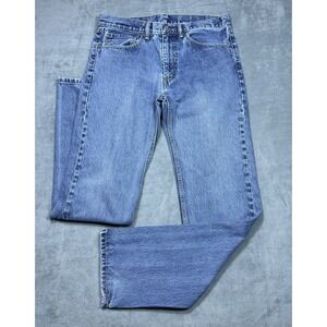Levis 505 Jeans Mens 34x36 Straight Leg Regular Fit Cowboy Rodeo Ranch Farm